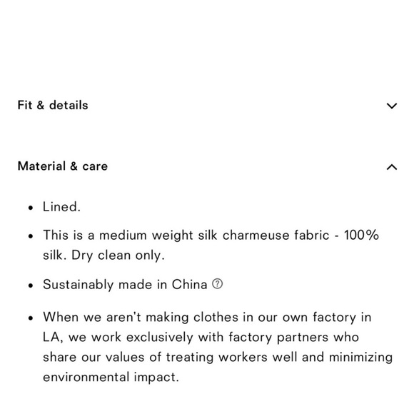 Brand New Reformation Chania Silk Dress - Picture 6 of 7